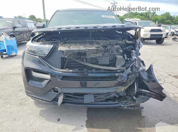 1FM5K8GC4NGC45747 2022 FORD EXPLORER Черный Вид спереди