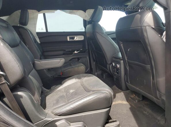 1FM5K8GC4NGC45747 2022 FORD EXPLORER Черный Вид задней части салона