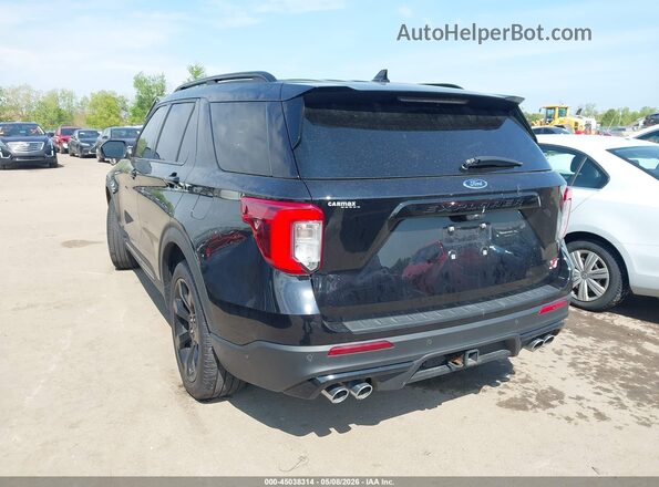 1FM5K8GC5LGC77698 2020 FORD FORD EXPLORER Black Trasero izquierdo