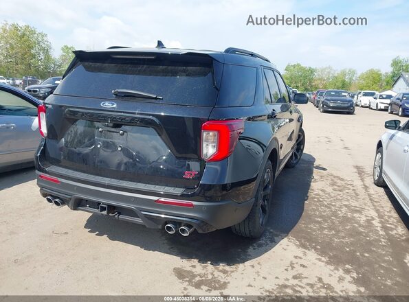 1FM5K8GC5LGC77698 2020 FORD FORD EXPLORER Black Trasero derecho