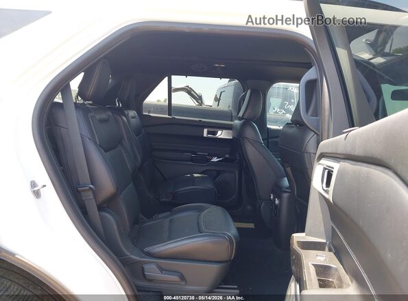 1FM5K8GC5MGA40226 2021 FORD EXPLORER White Vista de la etiqueta del VIN