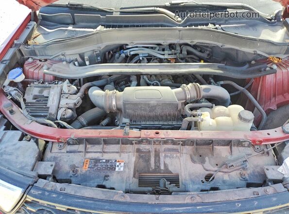 1FM5K8GC6MGA82601 2021 FORD EXPLORER Красный Вид подкапотного пространства