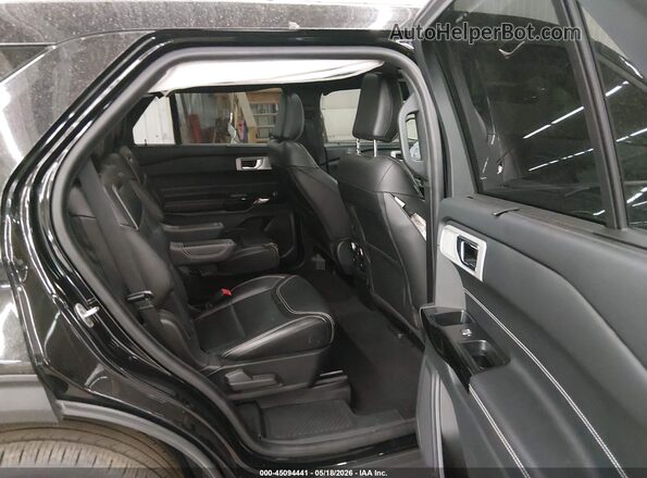 1FM5K8GC6NGC06240 2022 FORD EXPLORER Black Widok naklejki z numerem VIN