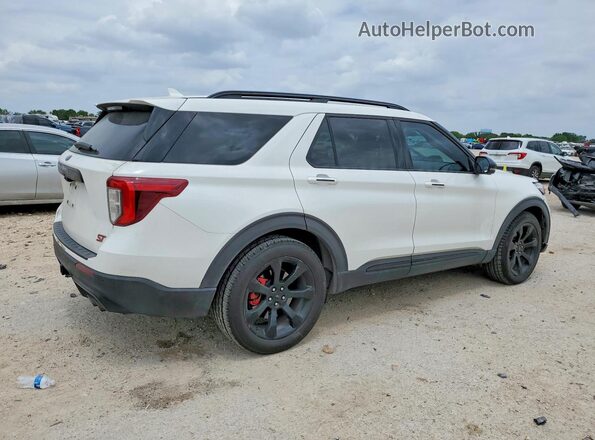 1FM5K8GC8LGD15618 2020 FORD EXPLORER Белый Задняя правая четверть
