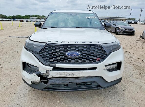 1FM5K8GC8LGD15618 2020 FORD EXPLORER Белый Вид спереди