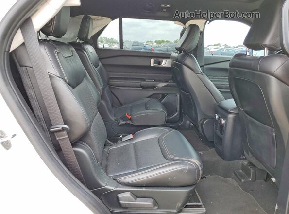 1FM5K8GC8LGD15618 2020 FORD EXPLORER Белый Вид задних сидений