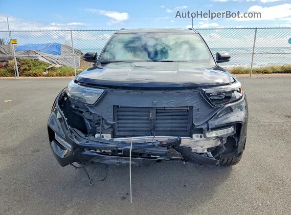 1FM5K8GC8NGC20138 2022 FORD FORD EXPLORER Black წინა ხედი