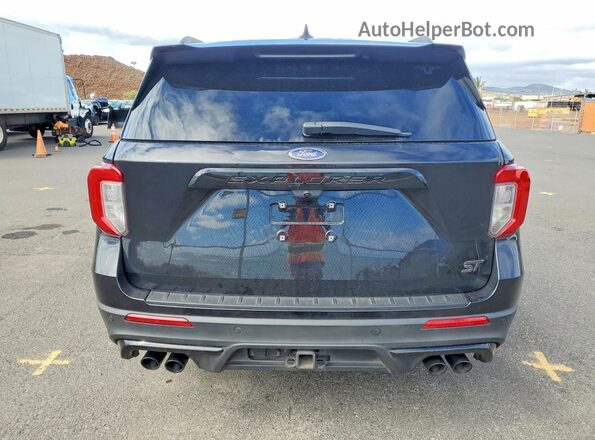 1FM5K8GC8NGC20138 2022 FORD FORD EXPLORER Black უკანა ხედი