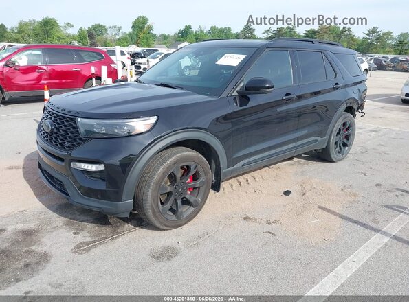 1FM5K8GC8NGC46528 2022 FORD EXPLORER Black Przód lewy