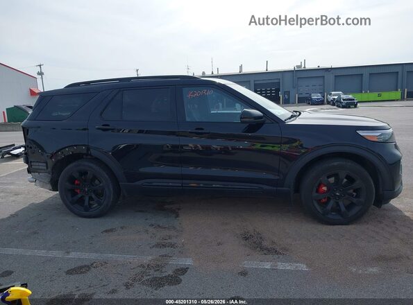 1FM5K8GC8NGC46528 2022 FORD EXPLORER Black Widok wnętrza 360 stopni