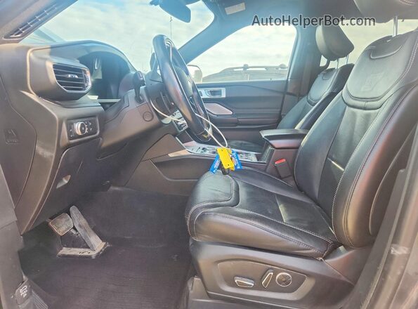 1FM5K8GC9LGA50224 2020 FORD EXPLORER Charcoal Вид салону спереду