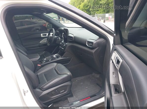 1FM5K8GC9NGA41770 2022 FORD FORD EXPLORER White წინა სალონის ხედი
