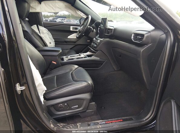 1FM5K8GCXLGA07155 2020 FORD EXPLORER Black Սալոնի դիմացի տեսք