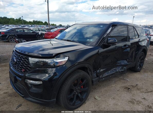 1FM5K8GCXLGA07155 2020 FORD EXPLORER Black Դիմացի տեսք