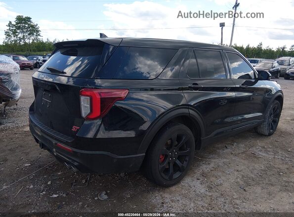 1FM5K8GCXLGA07155 2020 FORD EXPLORER Black Հետևի աջ