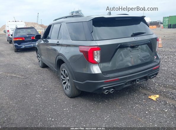1FM5K8GCXLGA08113 2020 FORD EXPLORER Gray Rear left