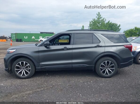 1FM5K8GCXLGA08113 2020 FORD EXPLORER Gray 360 interior view