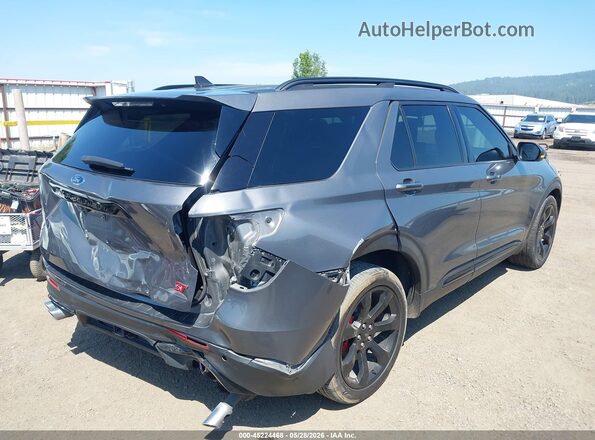1FM5K8GCXMGA06332 2021 FORD EXPLORER Gray Tył prawy