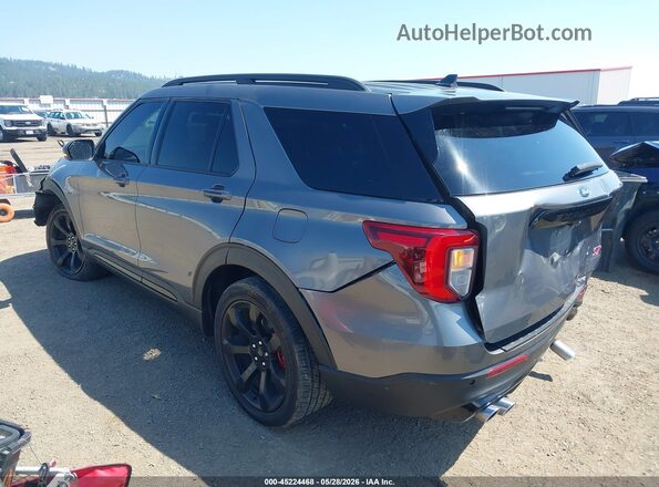 1FM5K8GCXMGA06332 2021 FORD EXPLORER Gray Tył lewy