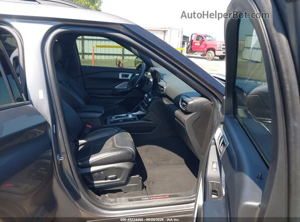 1FM5K8GCXMGA06332 2021 FORD EXPLORER Gray Widok wnętrza z przodu
