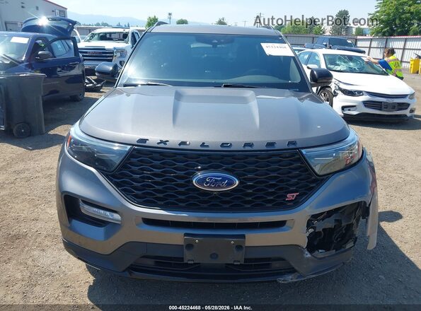 1FM5K8GCXMGA06332 2021 FORD EXPLORER Gray Widok zestawu wskaźników