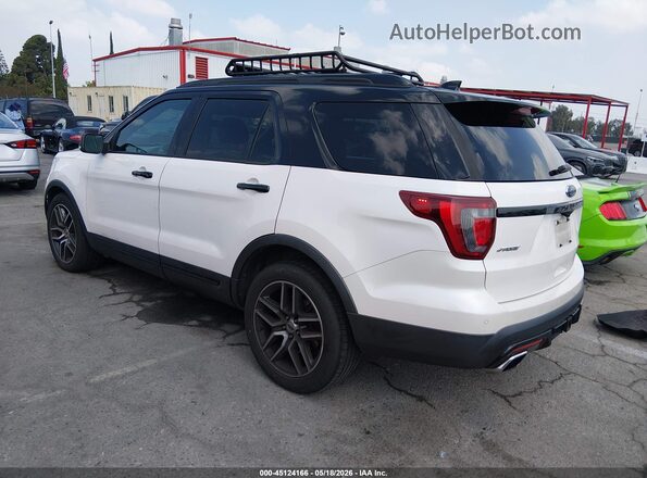 1FM5K8GT0HGD99831 2017 FORD EXPLORER White Rear left