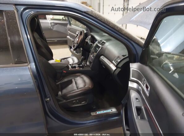 1FM5K8GT1JGA75342 2018 FORD FORD EXPLORER Blue Вид салону спереду