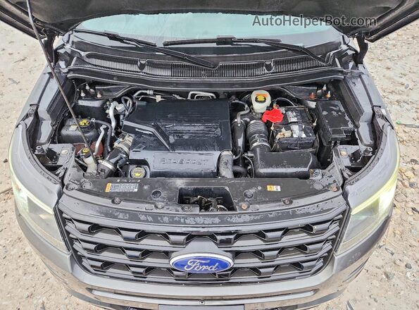 1FM5K8GT2HGC81053 2017 FORD EXPLORER Серый 