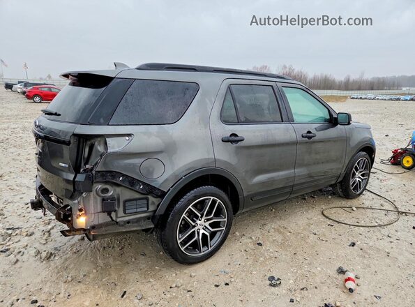 1FM5K8GT2HGC81053 2017 FORD EXPLORER Серый 