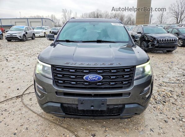 1FM5K8GT2HGC81053 2017 FORD EXPLORER Серый 