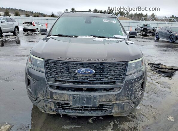 1FM5K8GT2JGA98497 2018 FORD FORD EXPLORER Gray 