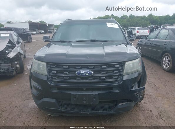 1FM5K8GT3GGA32744 2016 FORD EXPLORER Черный Вид щитка приборов