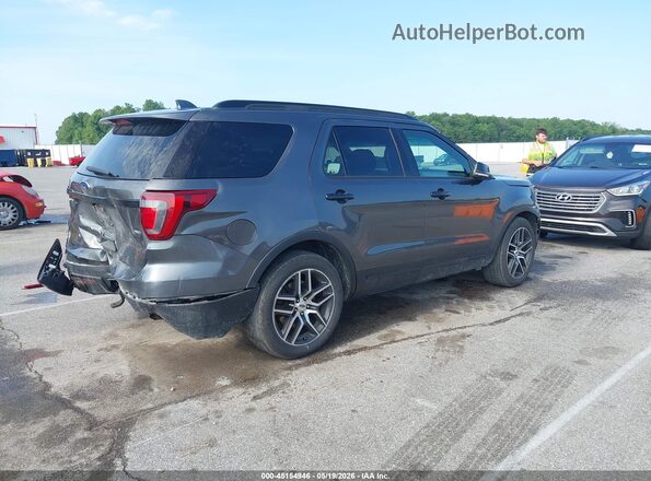 1FM5K8GT3HGC04305 2017 FORD EXPLORER Gray 