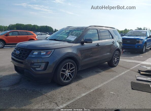 1FM5K8GT3HGC04305 2017 FORD EXPLORER Gray 