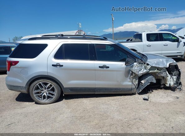 1FM5K8GT3HGC05454 2017 FORD EXPLORER Silver სალონის 360-გრადუსიანი ხედი