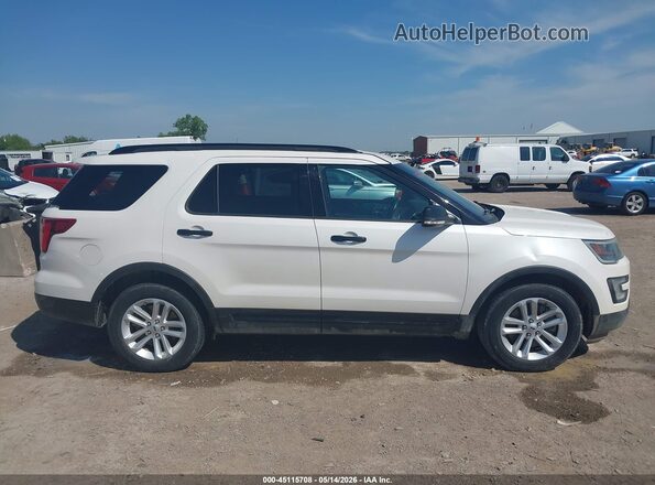 1FM5K8GT4GGC03940 2016 FORD EXPLORER White Սալոնի հետևի տեսք