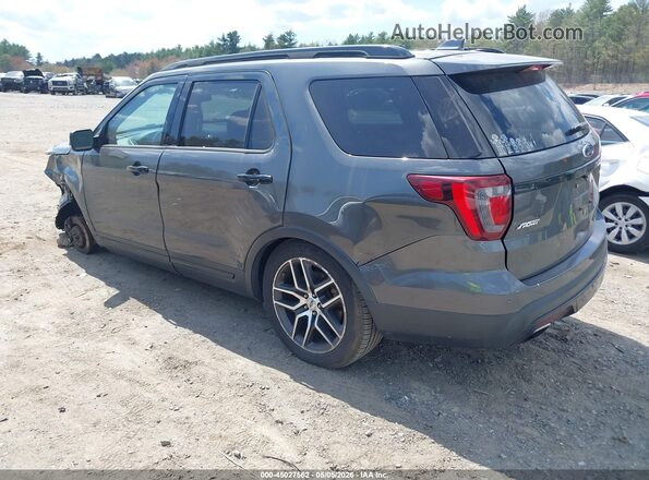 1FM5K8GT4GGD33250 2016 FORD FORD EXPLORER Серый Задняя левая четверть