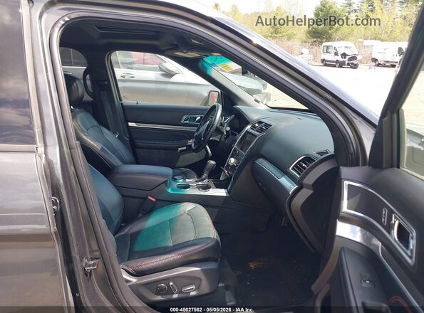 1FM5K8GT4GGD33250 2016 FORD FORD EXPLORER Серый Вид салона спереди