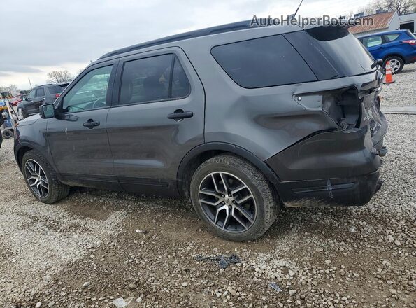 1FM5K8GT4JGA18455 2018 FORD FORD EXPLORER Gray 