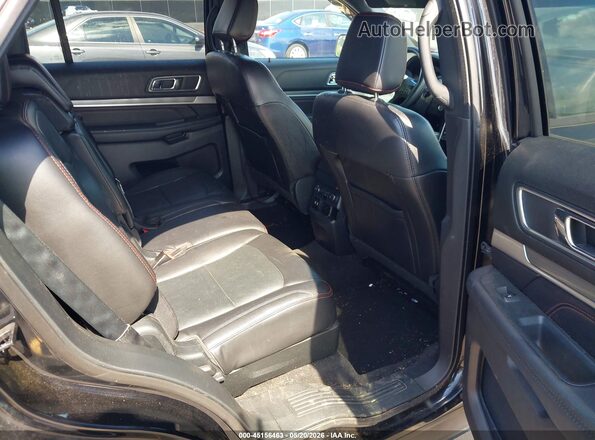 1FM5K8GT4JGC80119 2018 FORD EXPLORER Black VIN sticker view