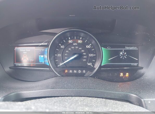 1FM5K8GT5GGA59735 2016 FORD EXPLORER Серый Вид задних сидений
