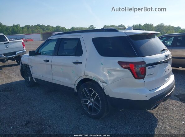 1FM5K8GT5HGC83380 2017 FORD EXPLORER White Tył lewy