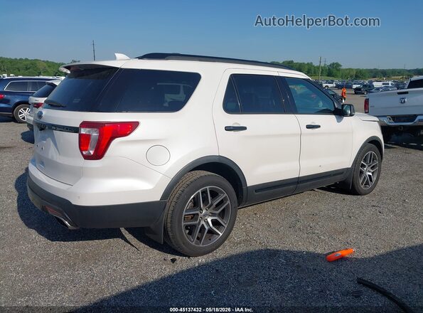 1FM5K8GT5HGC83380 2017 FORD EXPLORER White Tył prawy