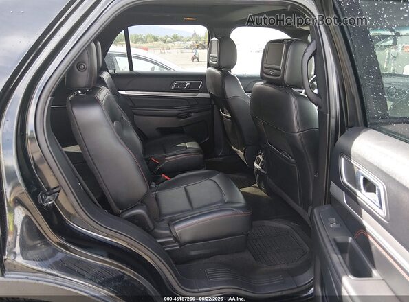 1FM5K8GT6GGA00712 2016 FORD EXPLORER Black Vista de la etiqueta del VIN