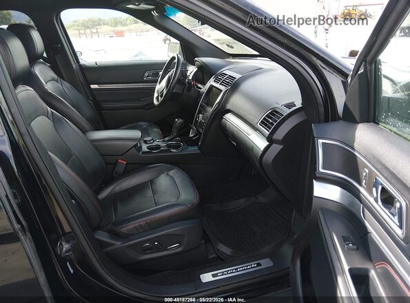 1FM5K8GT6GGA00712 2016 FORD EXPLORER Black Vista interior delantera