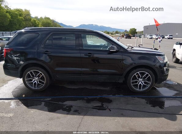 1FM5K8GT6GGA00712 2016 FORD EXPLORER Black Vista interior trasera