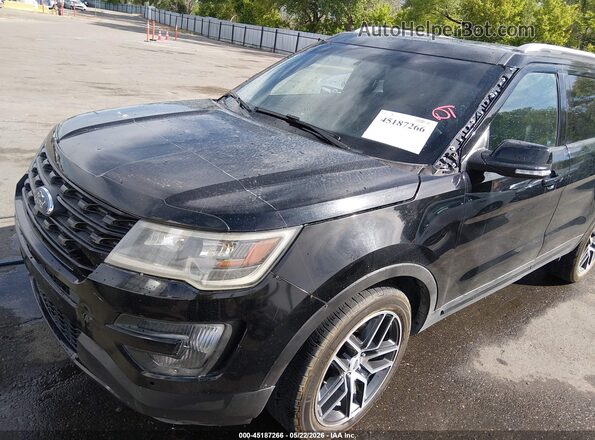 1FM5K8GT6GGA00712 2016 FORD EXPLORER Black 