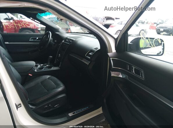 1FM5K8GT7GGC86151 2016 FORD EXPLORER White Front interior view