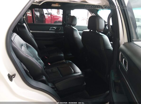 1FM5K8GT7GGC86151 2016 FORD EXPLORER White VIN sticker view