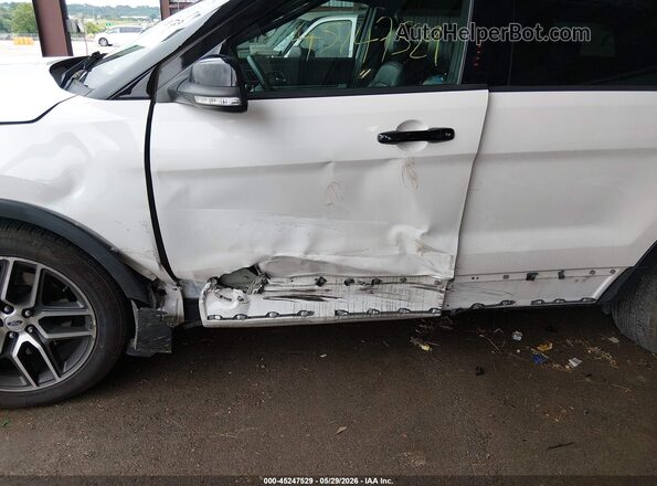 1FM5K8GT7GGC86151 2016 FORD EXPLORER White Front view